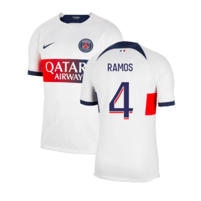 2023-2024 PSG Away Shirt (Sergio Ramos 4)-Vantage Point Soccer